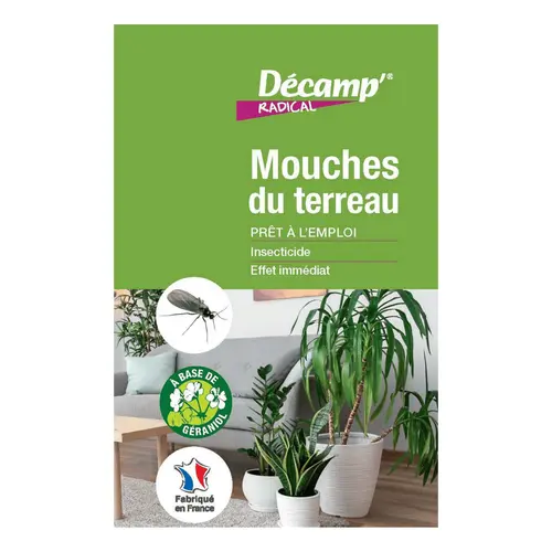 Pour votre espace vert:Biocide anti mouches du terreau prêt à l’emploi Décamp - 500 ml