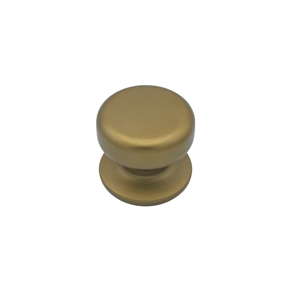 Bouton tirant de porte fixe D70 mm en aluminium Bronze satiné – breveté