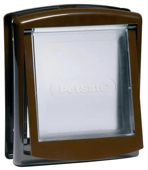 Le compagnon du jardin：Chatière coloris brun Petsafe Original small