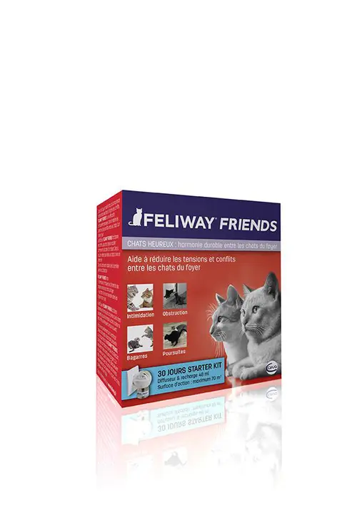 Pour créer votre univers jardin:Feliway friends diffuseur et rechage pour chat