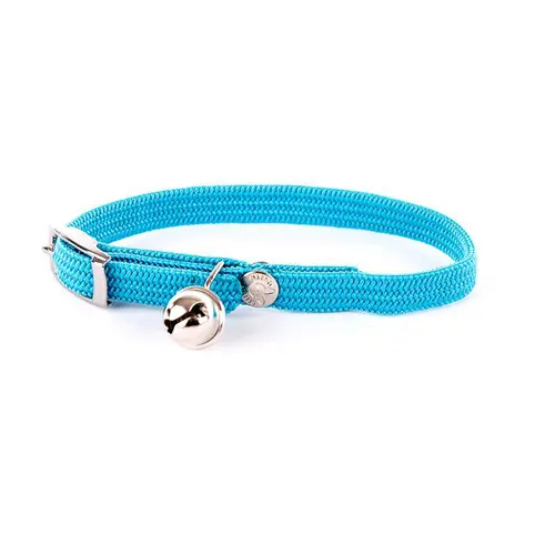 Inspiration jardin:Collier élastique pour chat bleu