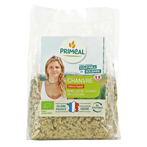 Malin au jardin:Chanvre décortiqué bio en sachet de 200 g