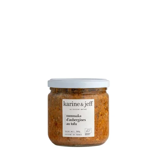 Le petit plus pour l’extérieur：Moussaka d’aubergine au tofu bio - bocal de 360 g