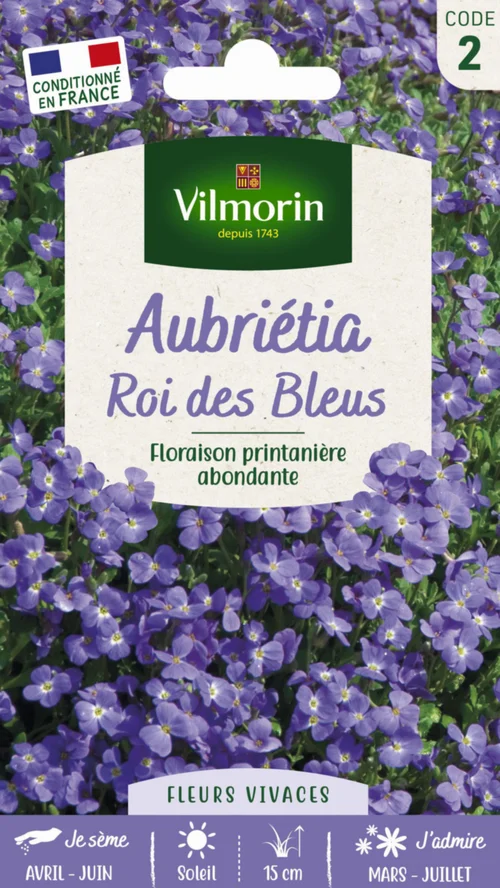 Accessoire pour le jardin：Graines de Aubriétia Roi des Bleus Vilmorin - graines à semer