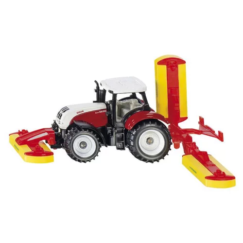 Confort nature:Steyr avec combinaison de faucheuses Pöttinger Siku - echelle 1/64e