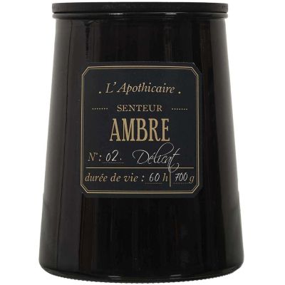 Bougie parfumée Alchimiste 16 cm (Senteur ambre)