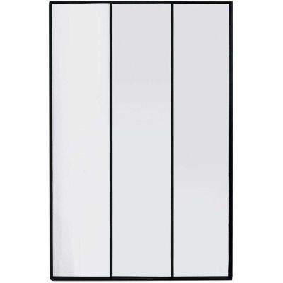 Miroir atelier en métal et verre XL
