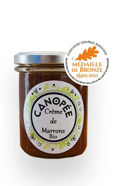 Un choix pratique pour le jardin:Crème de marrons bio Biscuiterie Venetes - 250 g