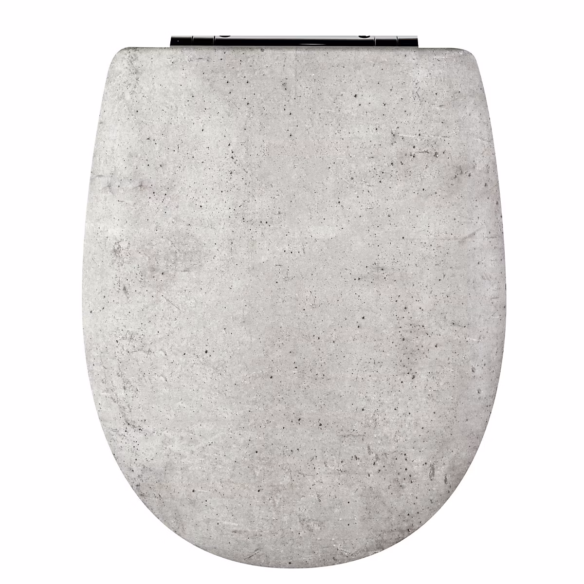 Abattant easy clip avec descente assistée béton armé (38x49.5 cm – Gris clair)