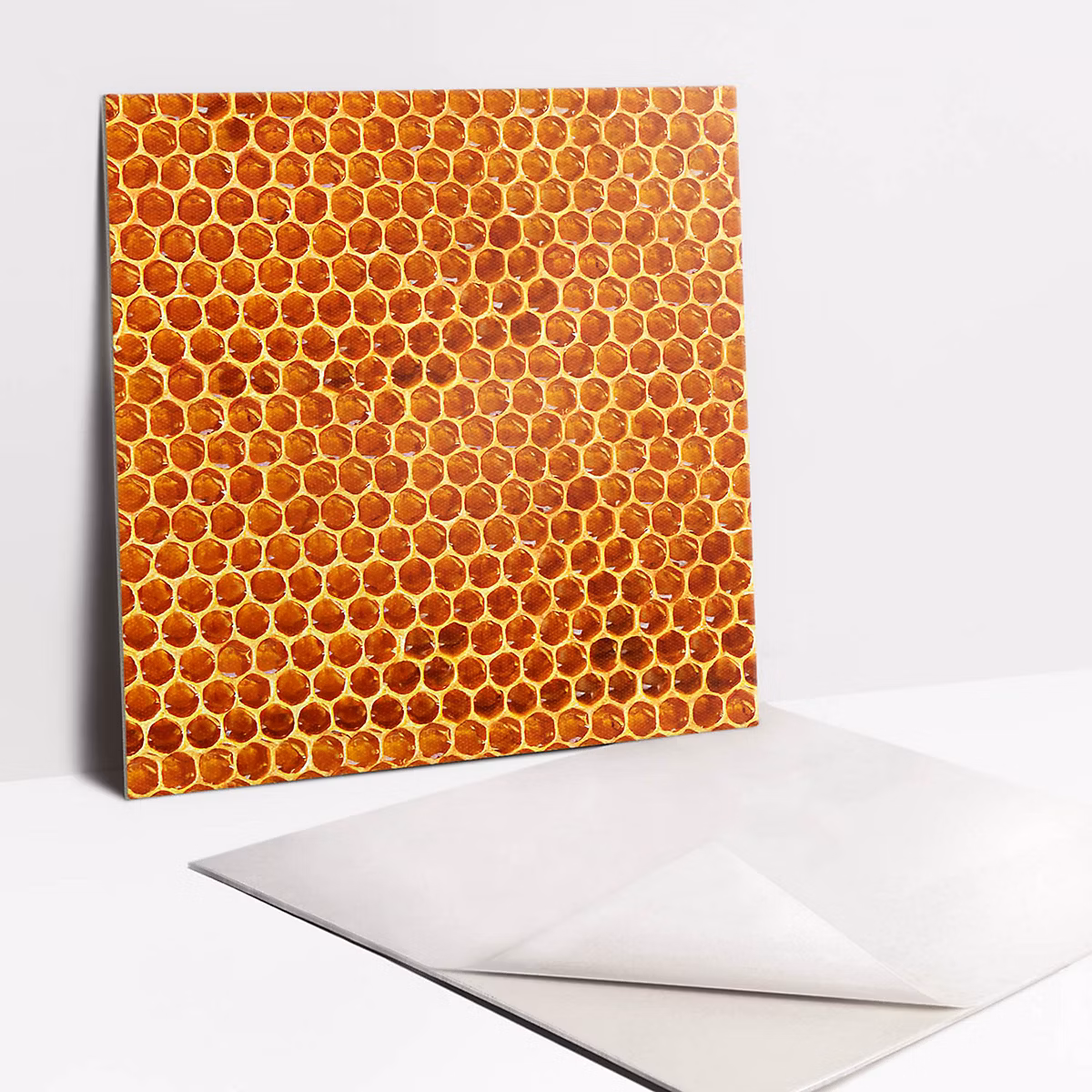 Carreaux vinyle Tulup 30 × 30 cm Rayon de miel 9 pcs