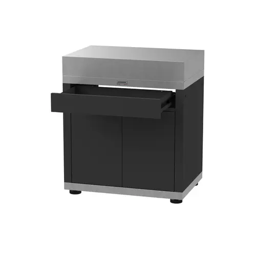 Choix pratique：Meuble cuisine avec tiroir noir Le Marquier - L 80 x P 55 cm