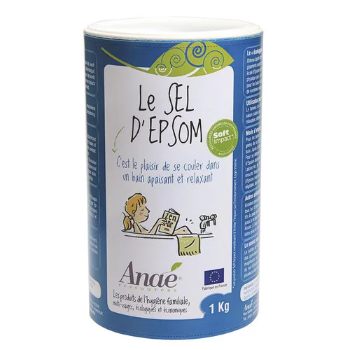Sélection pratique:Sel d'epsom en tube carton de 1 kg