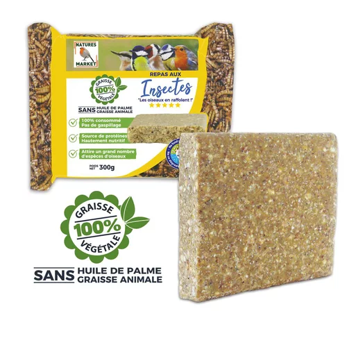 Choix utile：Repas aux insectes pour oiseaux de la nature Natures Market – 300 g