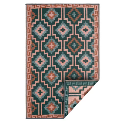 Bien au jardin：Tapis coloris multicolore en polypropylène recyclé