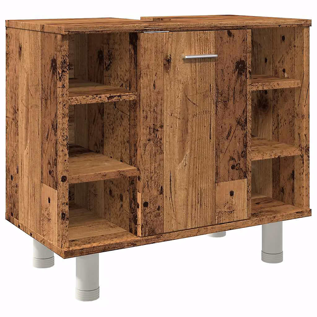 Armoire de salle de bain vieux bois 60 × 32 × 53 – 5 cm vidaXL