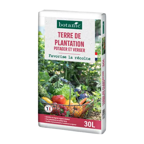Une touche jardin:Terre de plantation potager et verger botanic® - 30 L