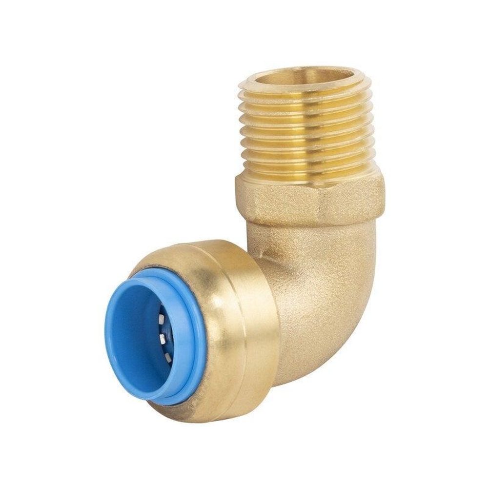 CENTRALE BRICO Coude de filetage male laiton D.16 pour tube en multicouc