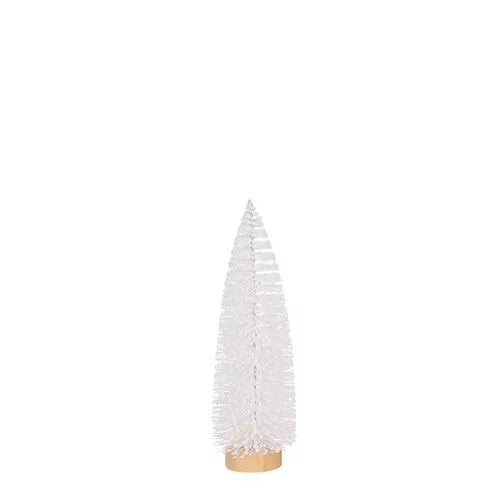 Idée simple:Arbre décoratif de Noël coloris blanc en polyéthylène - 25 cm