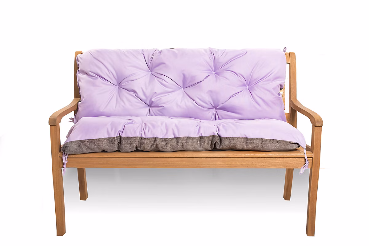 Coussin pour banc de jardin 160 × 60 × 50cm coussin de banc de jardin 3 places Violet coussin de balançoire coussin de banc extérieur