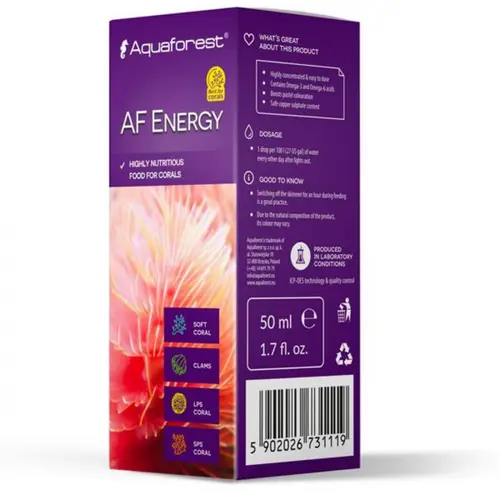 Parfait au jardin:Complément alimentaire énergisant pour poissons en aquarium AQUAFOREST Energy - 50ml