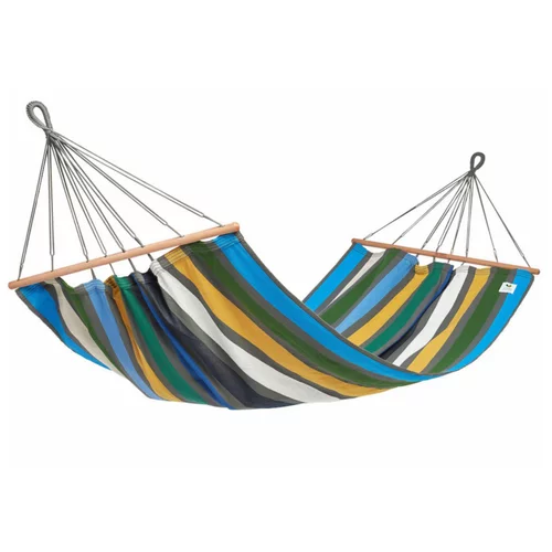 Sélection pour vos extérieurs：Hamac coloris multicolore brasilia en polypropylène Brasilia Jobek Hamac Kolor - 300 x 100 cm