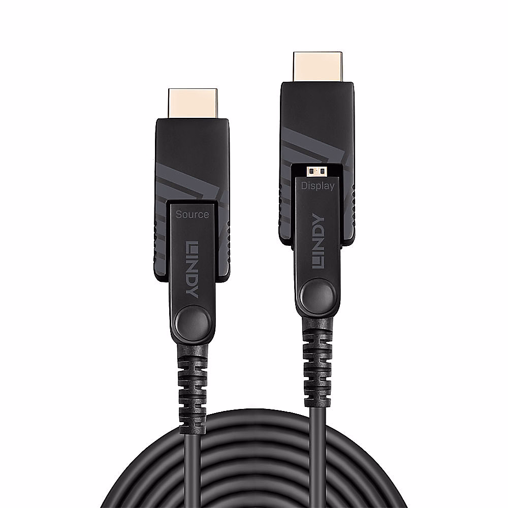 Equipement TV et multimédia – Câble micro HDMI 2.0 HD hybrid 50 mètres LINDY