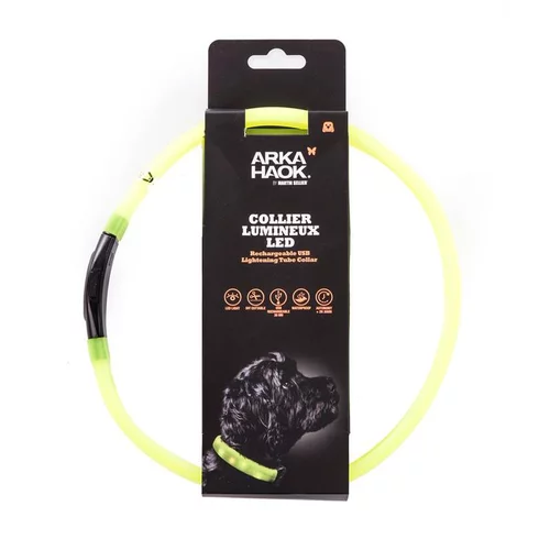 Pour vos projets:Collier en tube LED jaune 2,5x65 cm