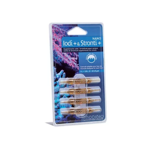 Pour votre espace vert：Iodi + Stronti + nano 4 ampoules (jusqu'à 120 l)