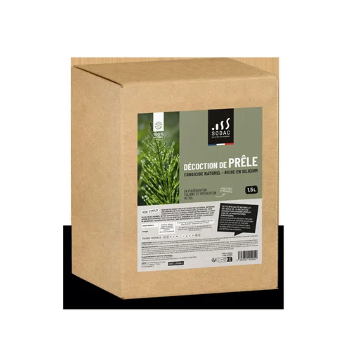 Jardin et plaisir:Purin de prêle 100 % naturel Sobac - 1,5 L