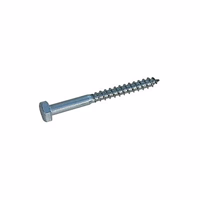 Visserie, boulonnerie et clouterie – 4 tirefonds tête hexagonale inox Class'Inox A2 Ø8 x 60 mm