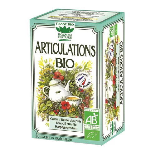 Autour du jardin:Infusion Articulations bio - boîte de 24 sachets