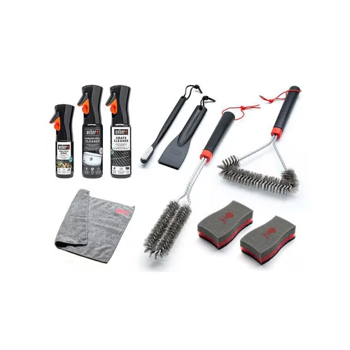 Ambiance jardin:Kit de nettoyage pour barbecue inox – Weber
