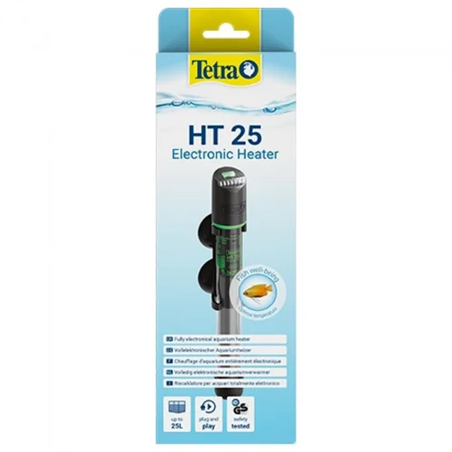 Nature au jardin：Chauffage électronique aquarium, 25 Watts, TETRA HT 25 Heater Electronic - 25W