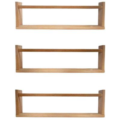 Etagère murale en pin Bly (3 étagères simples)