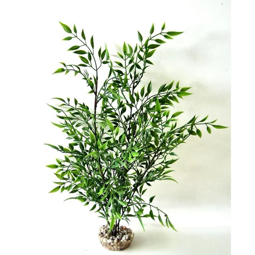 Pour un extérieur agréable:Bambou vert en plastique grand modèle 38 cm