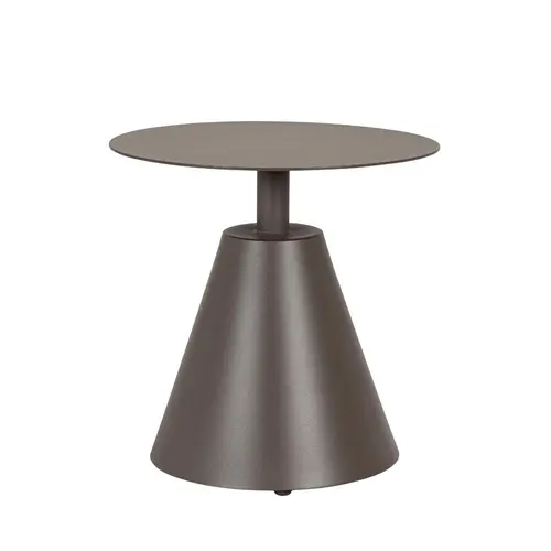 Déco pour le jardin：Table basse en aluminium Bizzotto Aloha - Ø 50 x 49,5 cm