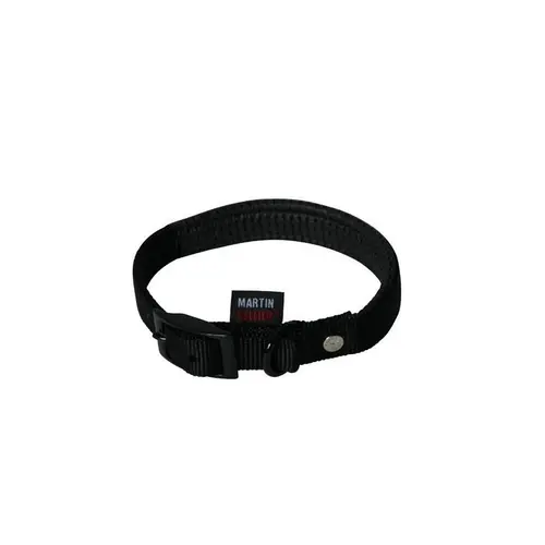 Jardin tout terrain：Collier chien 45cm noir confort 20mm