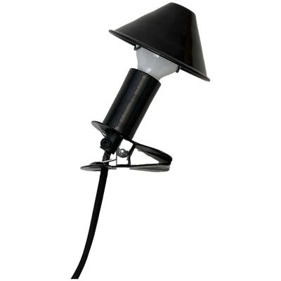Lampe à clipser en métal Mush room (Noir)