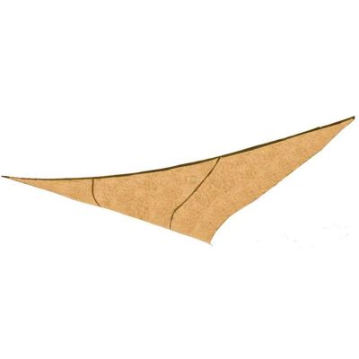 Voile d'ombrage triangulaire en jute (3.60 m)