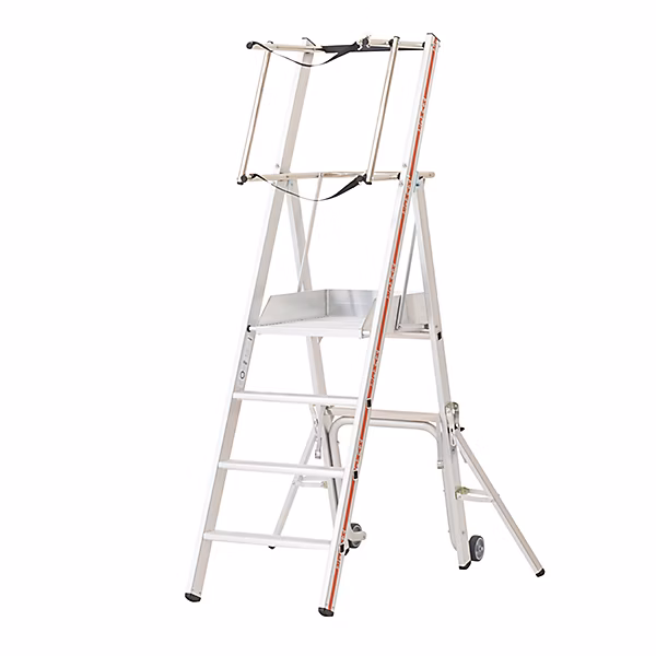 Escabeau PIRL 4 marches – Hauteur max. de travail 2.92m | 838304