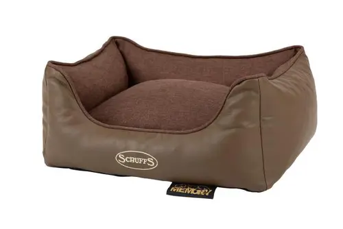 Style jardin:Corbeille à mémoire de forme pour chien et chat Hilton Scruffs – Taille S