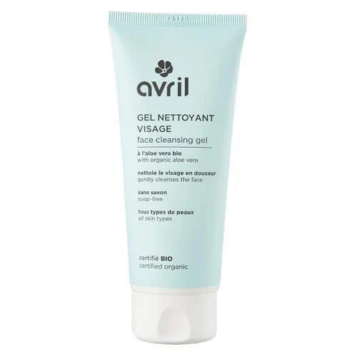 Idée nature:Gel nettoyant visage à l'aloe vera Certifié Bio Avril - 100 ml