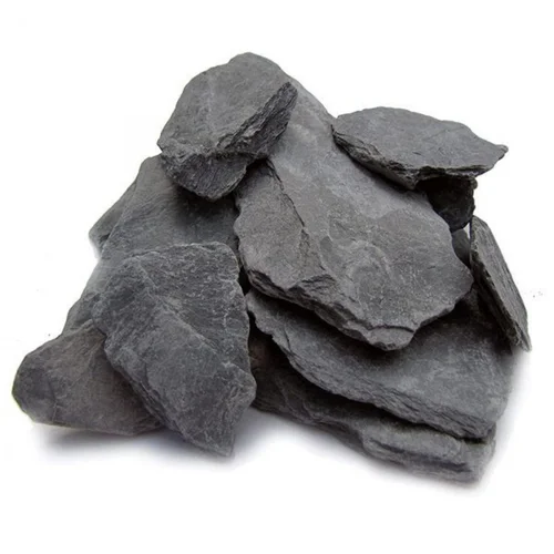 Un atout pour le jardin:Lot d'ardoises décoration aquarium, naturelle - AQUA DECO - 1.5kg