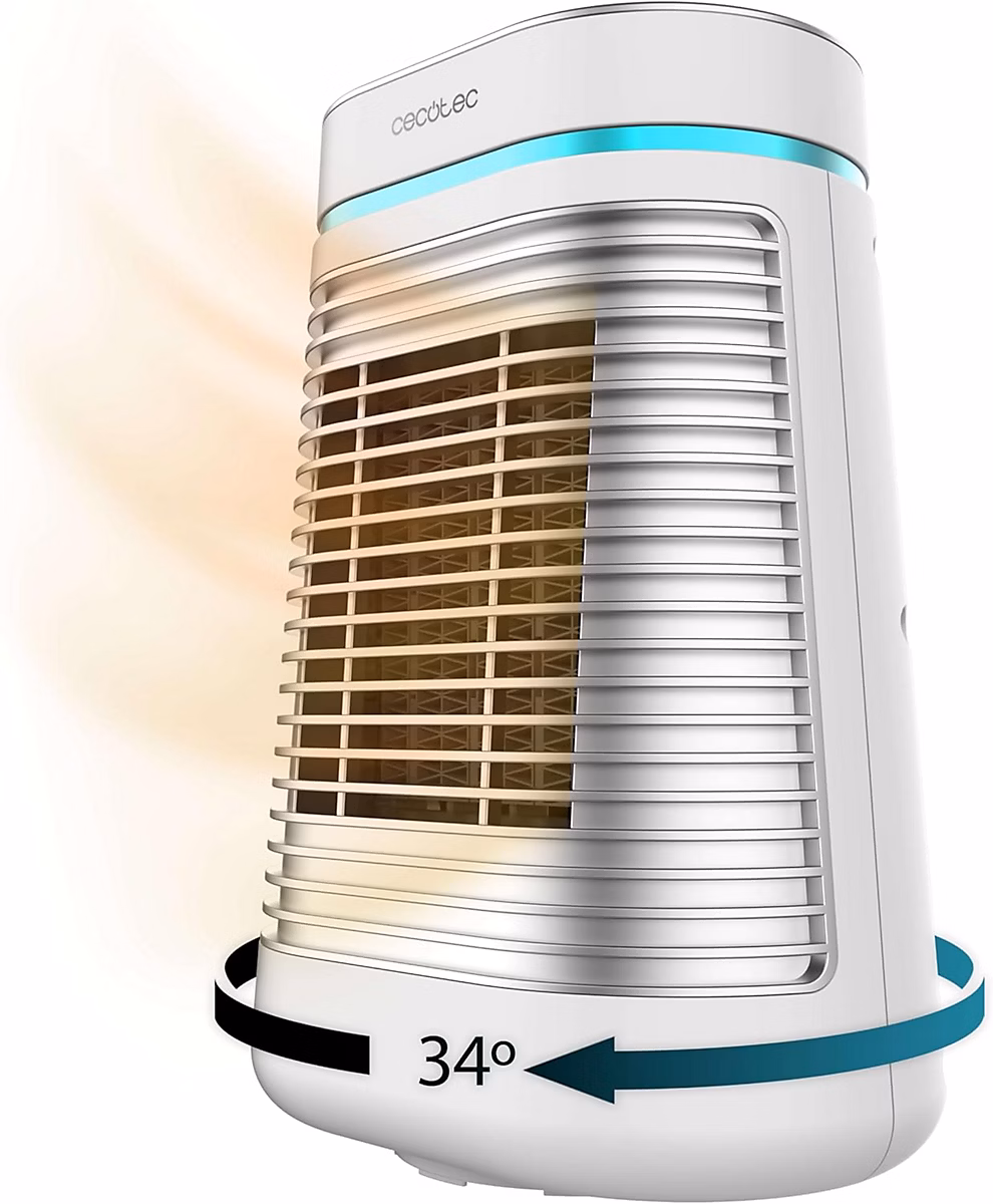 Chauffage céramique tour blanc 1500 W silencieux – Réf. YBMEEZCTO4503932950