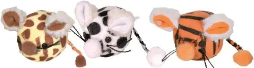 Pour vos espaces:Balle souris en peluche Trixie Catnip - Ø 4,5 cm