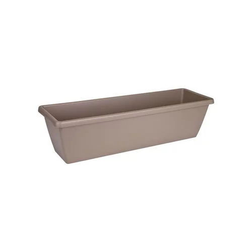 Facile à intégrer au jardin：Jardinière Barcelona XL L25,1 x h20,2 x p78,5 cm taupe