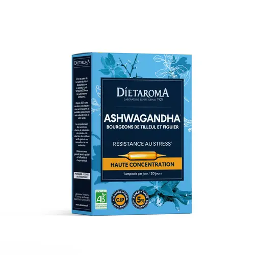 Jardin en pratique:Ashwagandha et bourgeons DIETAROMA - 20 ampoules