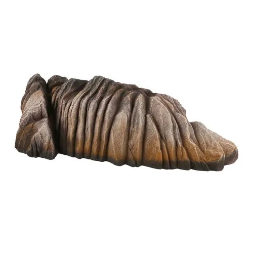 Pour équiper vos extérieurs：Décoration pour aquarium coloris marron rocher des Seychelles Europet - Taille L 44,8 x 17,3 x 14,8 cm