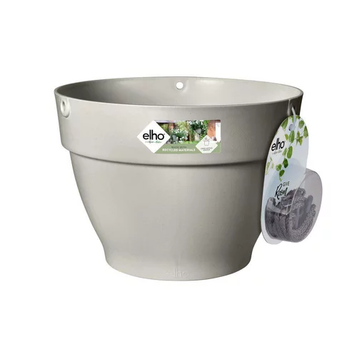 Pratique au jardin:Suspension en plastique blanc soie Elho Vibia Campana - ø 26 cm