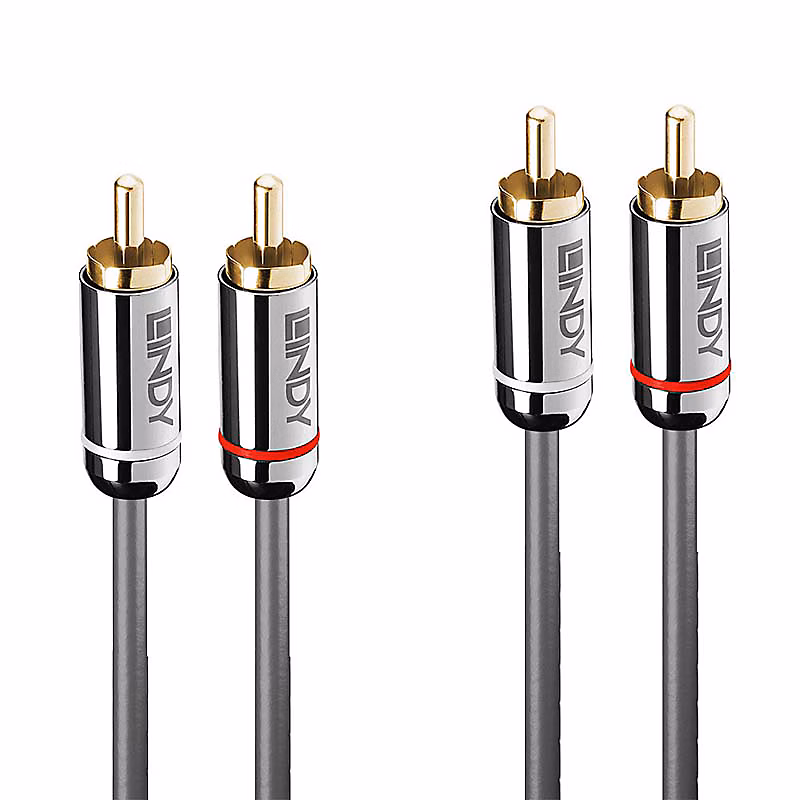 Réseau et téléphonie – Câble audio 2x RCA Cromo Line 10m LINDY